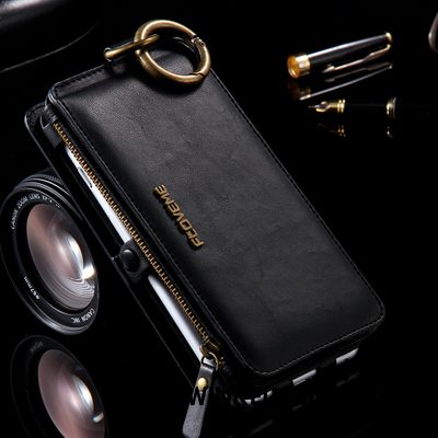 iPhone 8 Plus Hoesje Mobiele Telefoon Folio Kaart, iPhone 8 Plus Hoesje Grijs Bescherming
