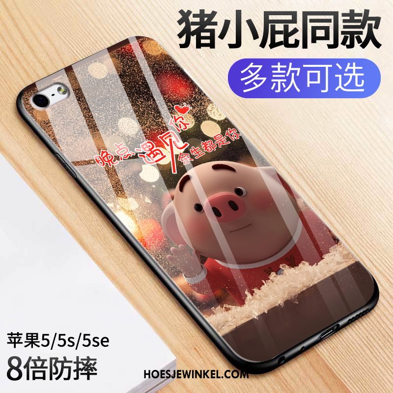 iPhone Se 2020 Hoesje Hoes Mooie Lovers, iPhone Se 2020 Hoesje Mobiele Telefoon Glas