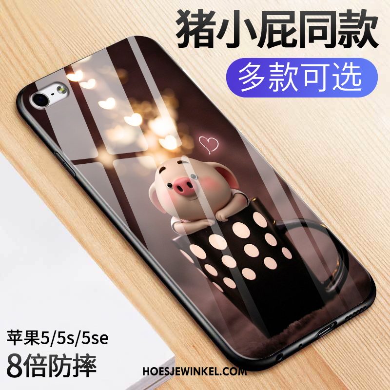 iPhone Se 2020 Hoesje Hoes Mooie Lovers, iPhone Se 2020 Hoesje Mobiele Telefoon Glas