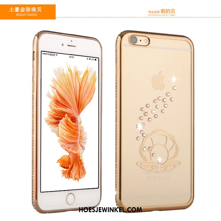 iPhone Se Hoesje Bescherming Elegante Hoes, iPhone Se Hoesje Pauwen Met Strass