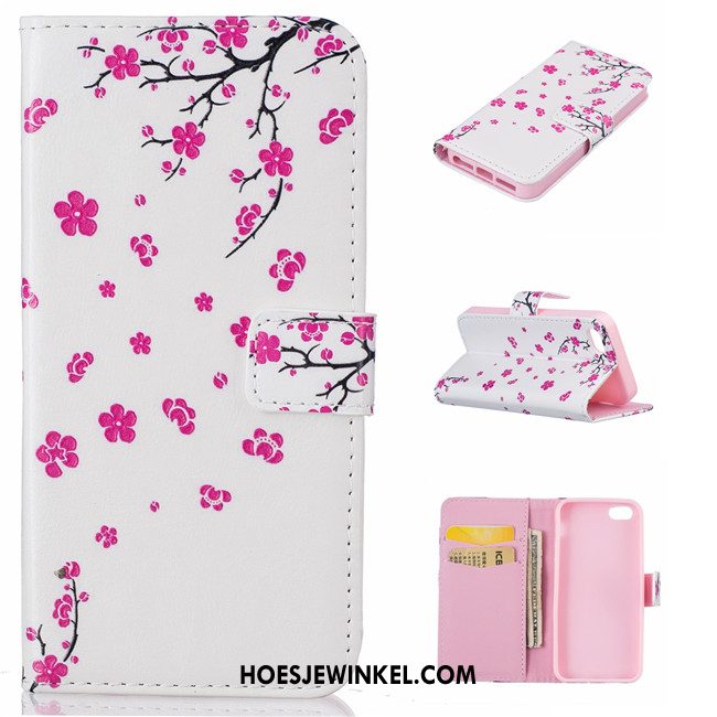 iPhone Se Hoesje Hoes Anti-fall Wit, iPhone Se Hoesje Bescherming Mooie