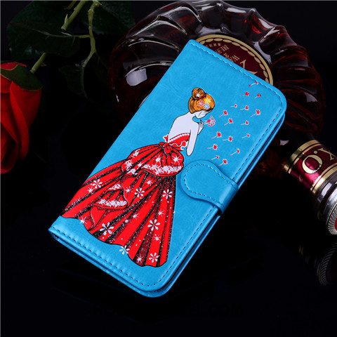 iPhone Se Hoesje Leren Etui Mobiele Telefoon Clamshell, iPhone Se Hoesje Anti-fall Eenvoudige