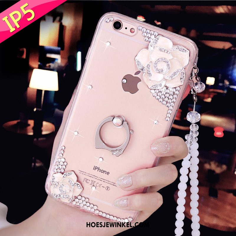 iPhone Se Hoesje Met Strass Bescherming Hoes, iPhone Se Hoesje Doorzichtig Ondersteuning