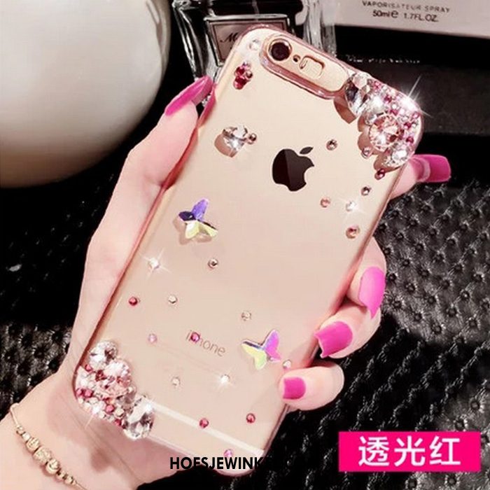 iPhone Se Hoesje Met Strass Doorzichtig Luxe, iPhone Se Hoesje Mobiele Telefoon Scheppend