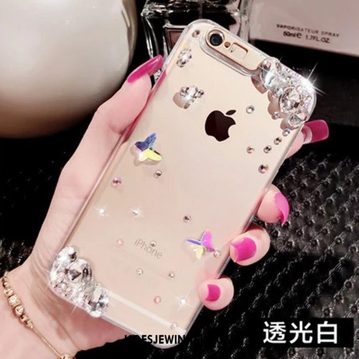 iPhone Se Hoesje Met Strass Doorzichtig Luxe, iPhone Se Hoesje Mobiele Telefoon Scheppend