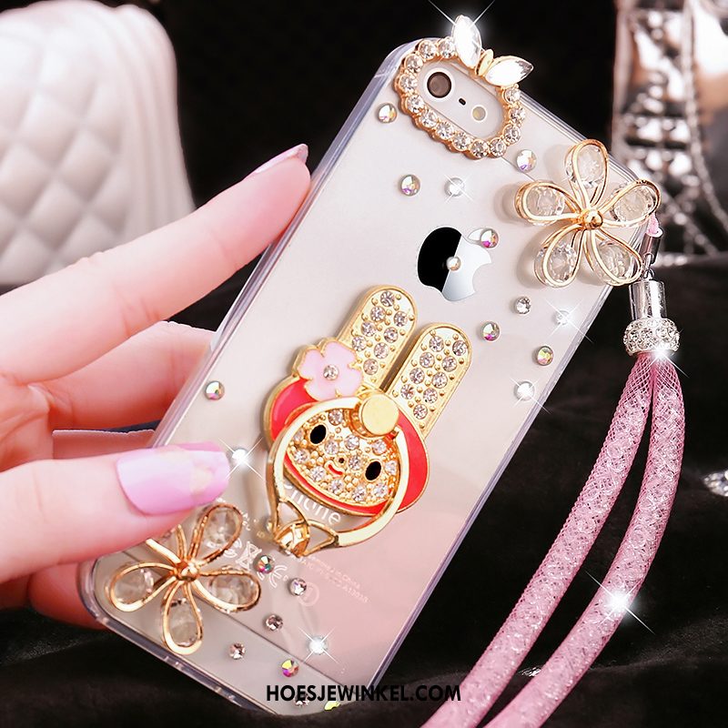 iPhone Se Hoesje Nieuw Zacht Met Strass, iPhone Se Hoesje Hoes Hanger