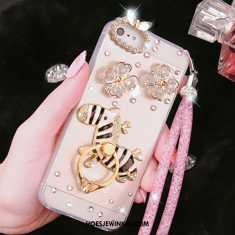 iPhone Se Hoesje Nieuw Zacht Met Strass, iPhone Se Hoesje Hoes Hanger