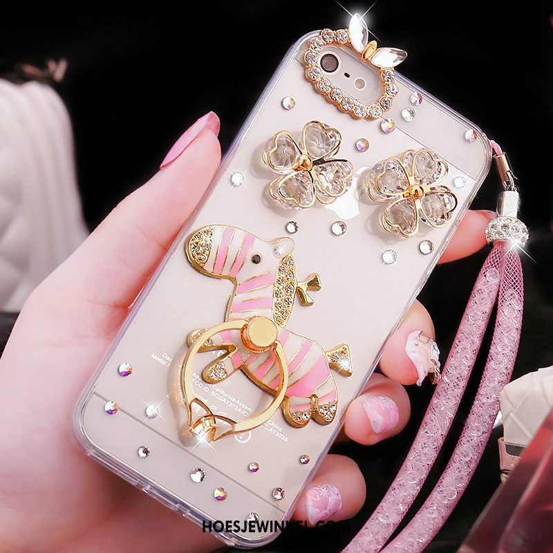 iPhone Se Hoesje Nieuw Zacht Met Strass, iPhone Se Hoesje Hoes Hanger