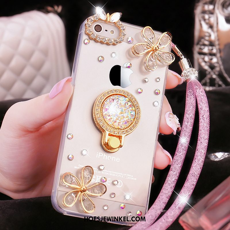 iPhone Se Hoesje Nieuw Zacht Met Strass, iPhone Se Hoesje Hoes Hanger