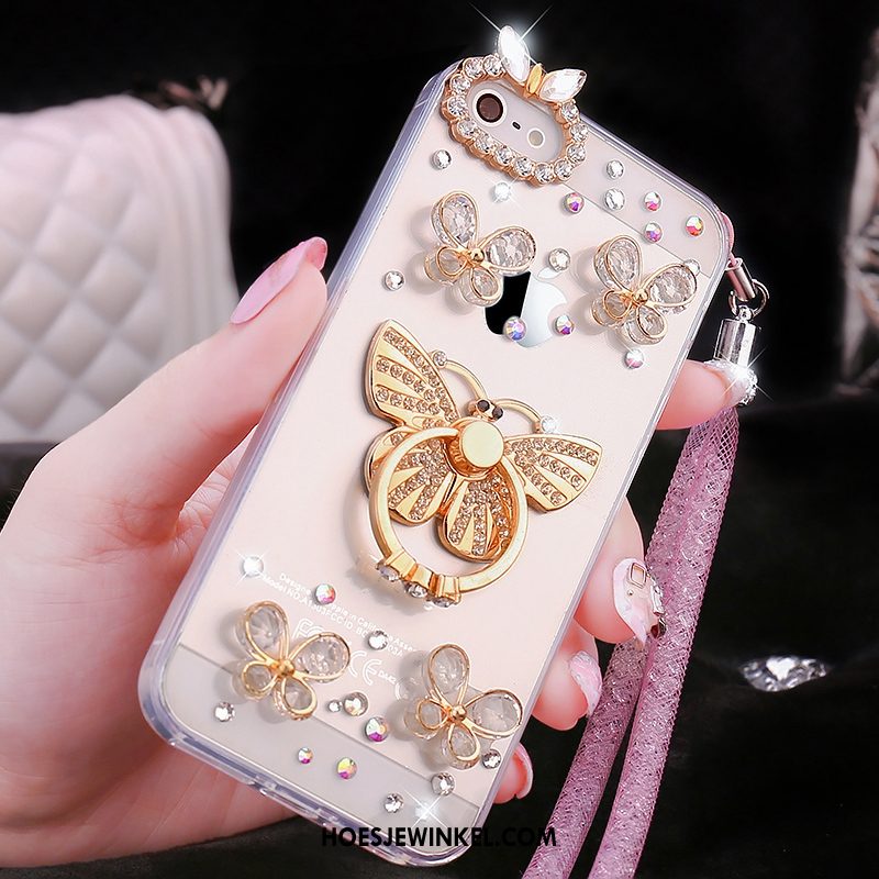 iPhone Se Hoesje Nieuw Zacht Met Strass, iPhone Se Hoesje Hoes Hanger