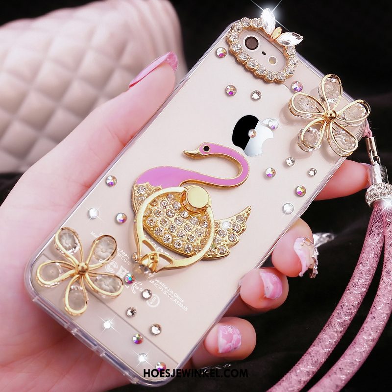 iPhone Se Hoesje Nieuw Zacht Met Strass, iPhone Se Hoesje Hoes Hanger