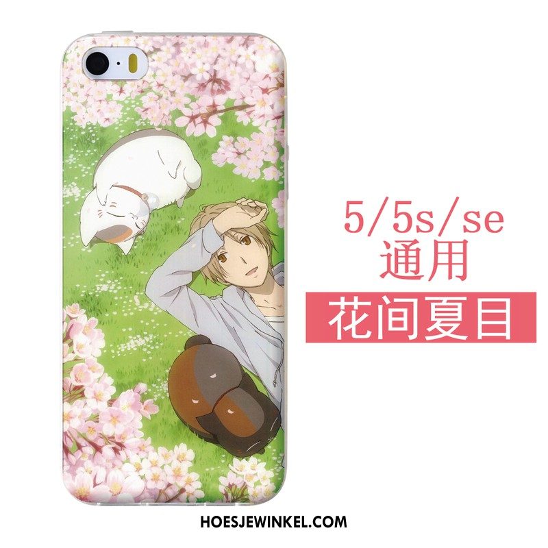 iPhone Se Hoesje Spotprent Mobiele Telefoon Hoes, iPhone Se Hoesje Siliconen Zacht