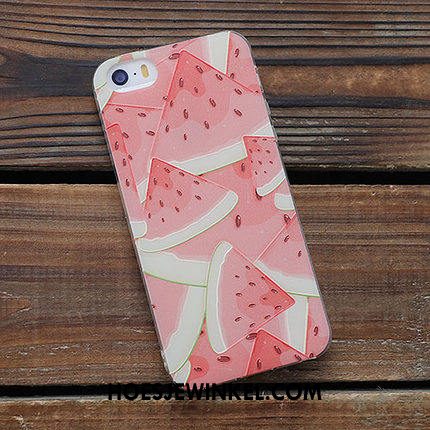 iPhone Se Hoesje Trend Spotprent Reliëf, iPhone Se Hoesje All Inclusive Mooie