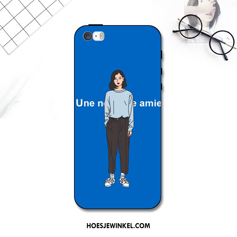 iPhone Se Hoesje Zacht Trend Wit, iPhone Se Hoesje Bescherming Mobiele Telefoon