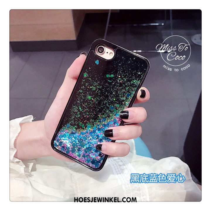 iPhone Se Hoesje Zwart Mobiele Telefoon All Inclusive, iPhone Se Hoesje Met Strass Drijfzand