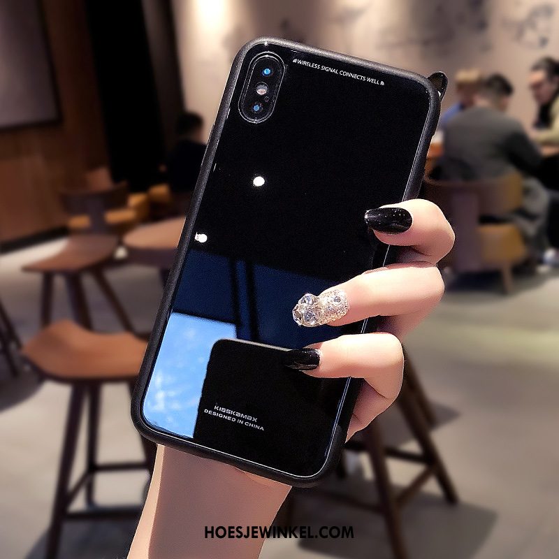 iPhone X Hoesje Anti-fall Zacht Trendy Merk, iPhone X Hoesje Mobiele Telefoon Rood