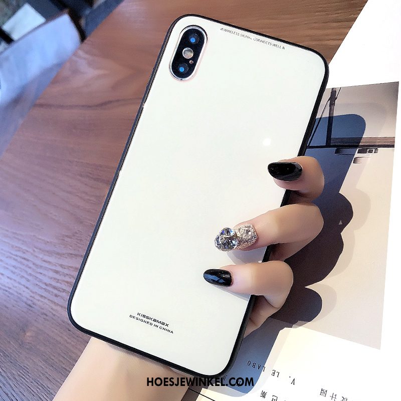 iPhone X Hoesje Anti-fall Zacht Trendy Merk, iPhone X Hoesje Mobiele Telefoon Rood