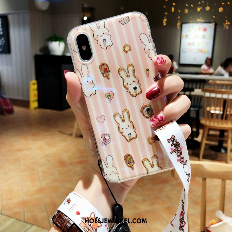 iPhone X Hoesje Hanger Mobiele Telefoon Mini, iPhone X Hoesje Zacht All Inclusive