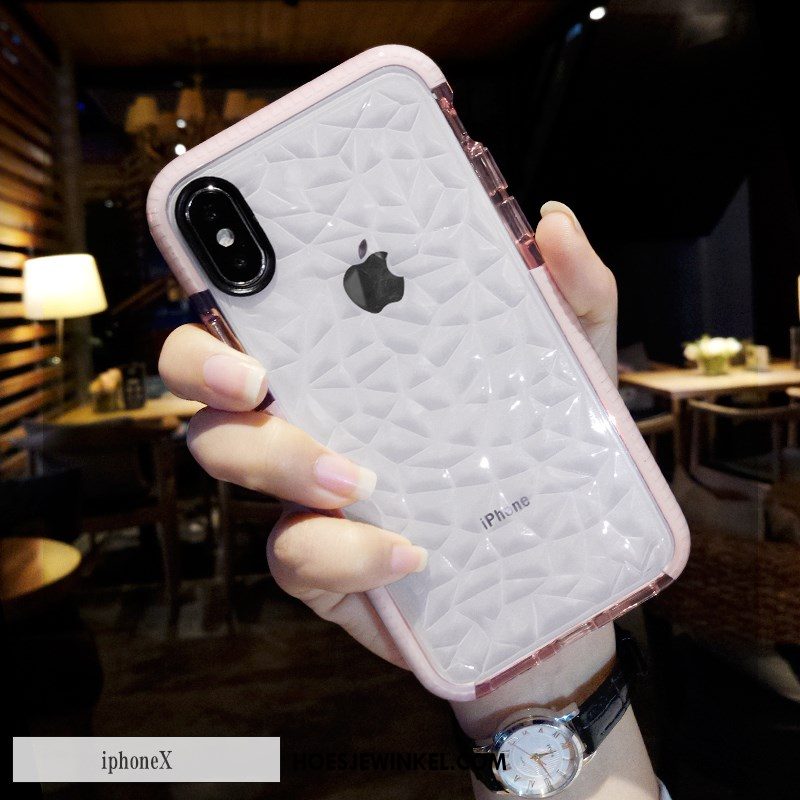 iPhone X Hoesje Hoes Mobiele Telefoon Siliconen, iPhone X Hoesje Bescherming Leren Etui