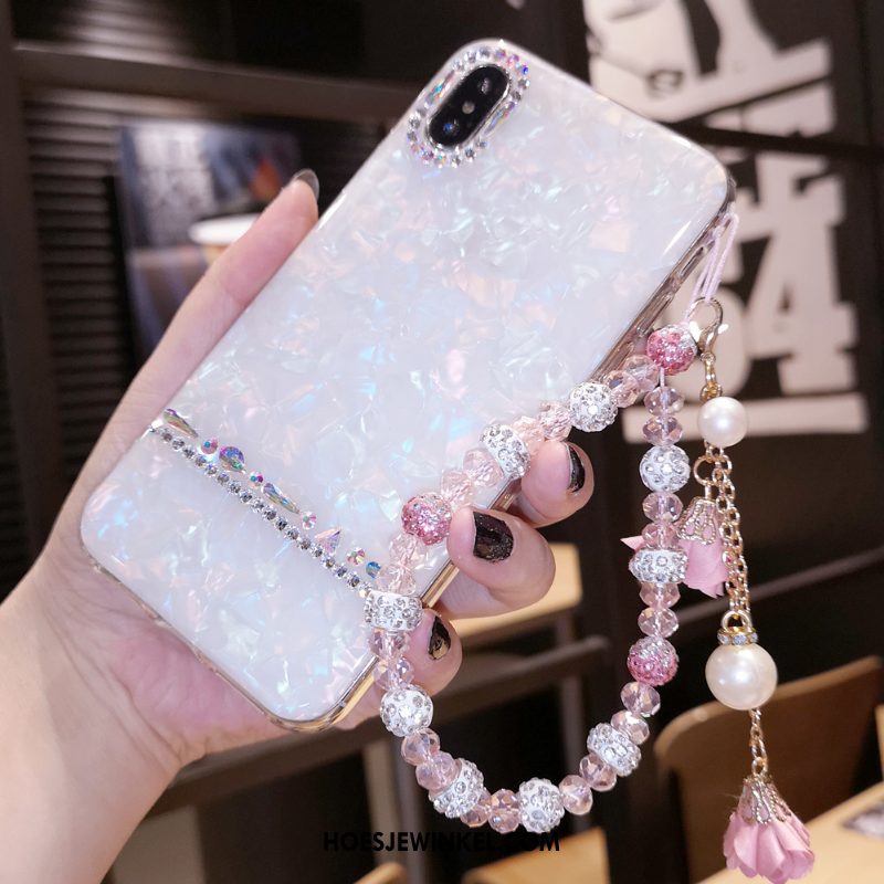 iPhone X Hoesje Mobiele Telefoon Anti-fall All Inclusive, iPhone X Hoesje Bescherming Met Strass