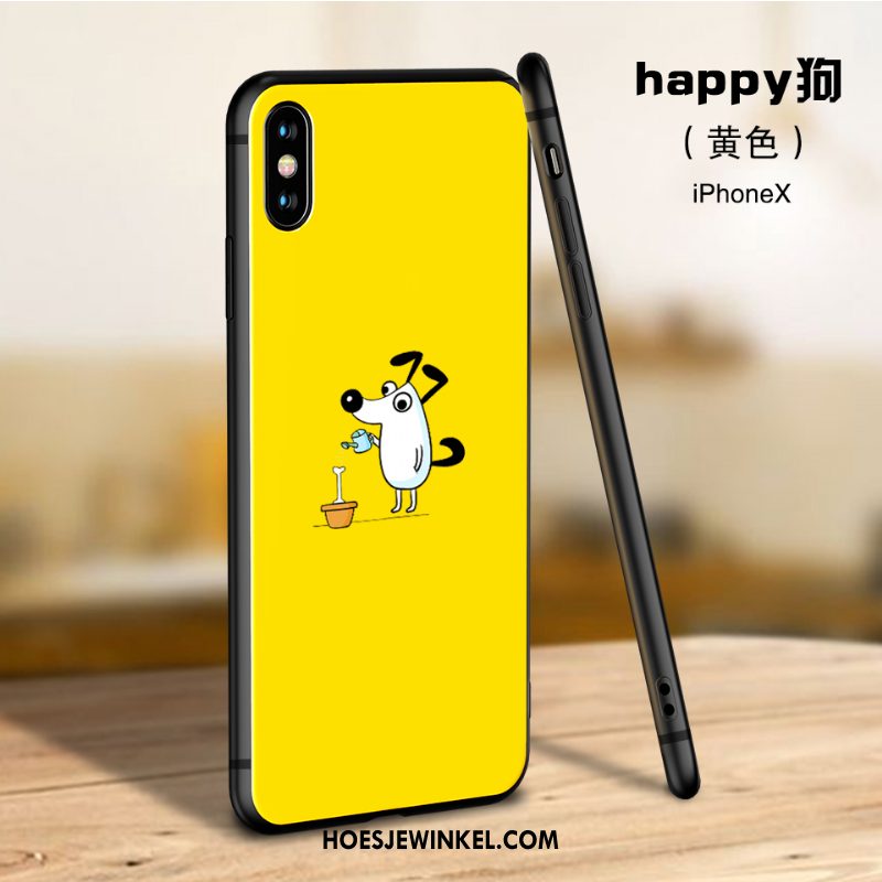 iPhone X Hoesje Mobiele Telefoon Trendy Merk Glas, iPhone X Hoesje Nieuw Wit