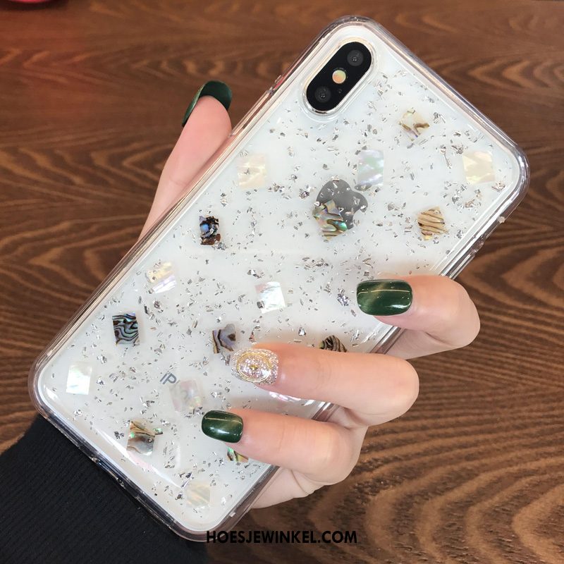 iPhone X Hoesje Nieuw Trendy Merk Anti-fall, iPhone X Hoesje Siliconen Wit