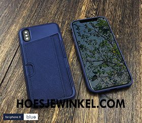 iPhone X Hoesje Portemonnee Nieuw Hoes, iPhone X Hoesje Zwart Kaart