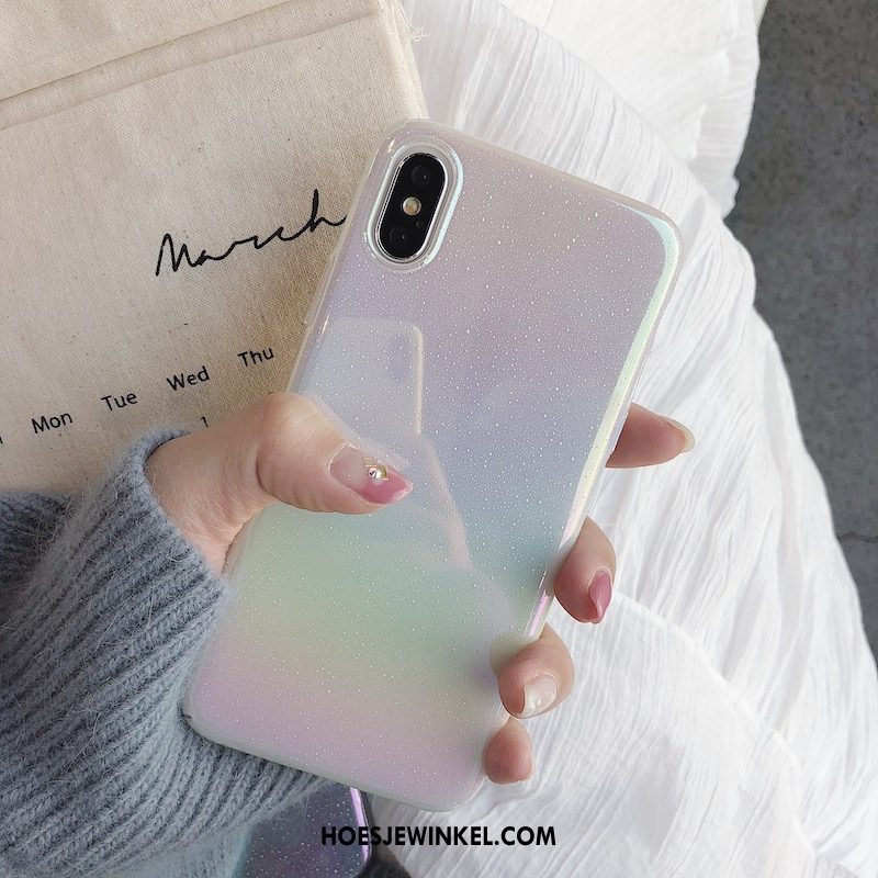 iPhone X Hoesje Purper Mobiele Telefoon Hard, iPhone X Hoesje Vers All Inclusive