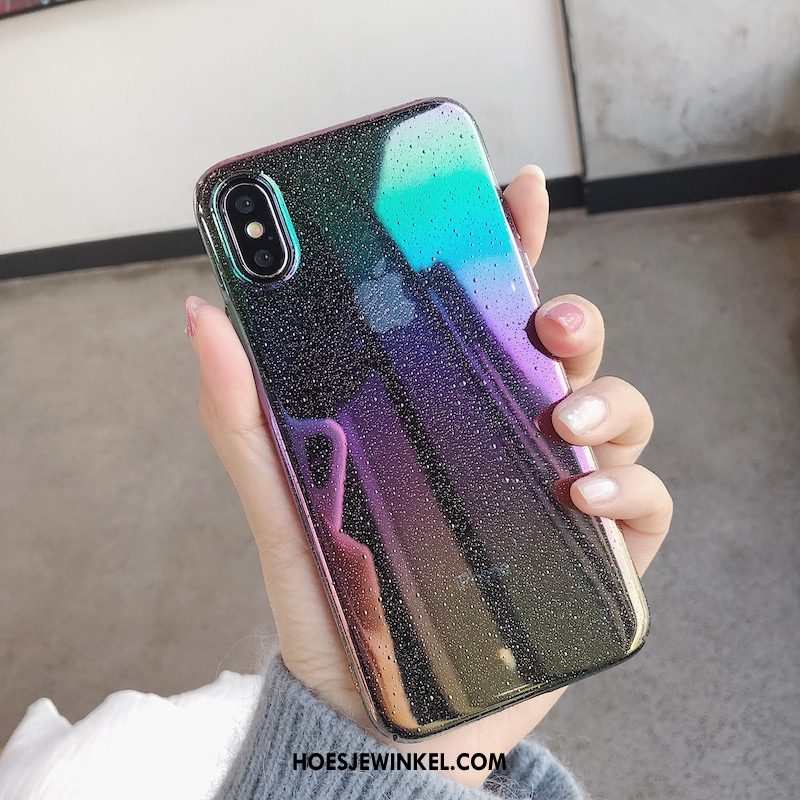 iPhone X Hoesje Purper Mobiele Telefoon Hard, iPhone X Hoesje Vers All Inclusive