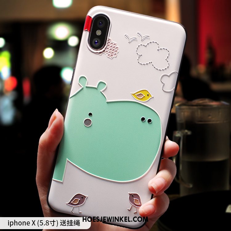 iPhone X Hoesje Trendy Merk Net Red Persoonlijk, iPhone X Hoesje Bescherming Dun