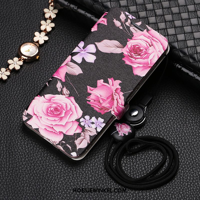 iPhone Xr Hoesje All Inclusive Leren Etui Roze, iPhone Xr Hoesje Clamshell Mobiele Telefoon