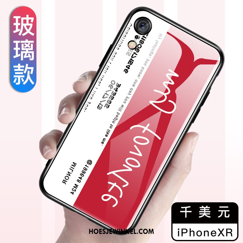 iPhone Xr Hoesje Hoes Dun Roze, iPhone Xr Hoesje All Inclusive Anti-fall