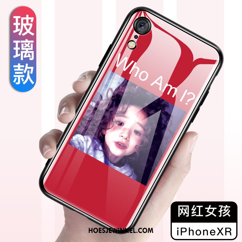 iPhone Xr Hoesje Hoes Dun Roze, iPhone Xr Hoesje All Inclusive Anti-fall