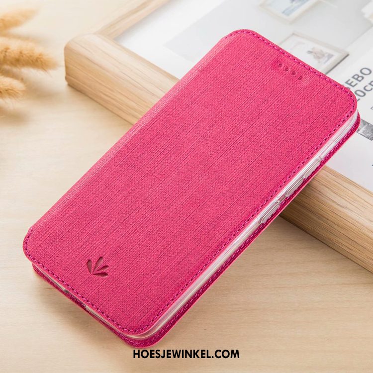 iPhone Xr Hoesje Leren Etui Mobiele Telefoon Doek, iPhone Xr Hoesje Folio Kaart