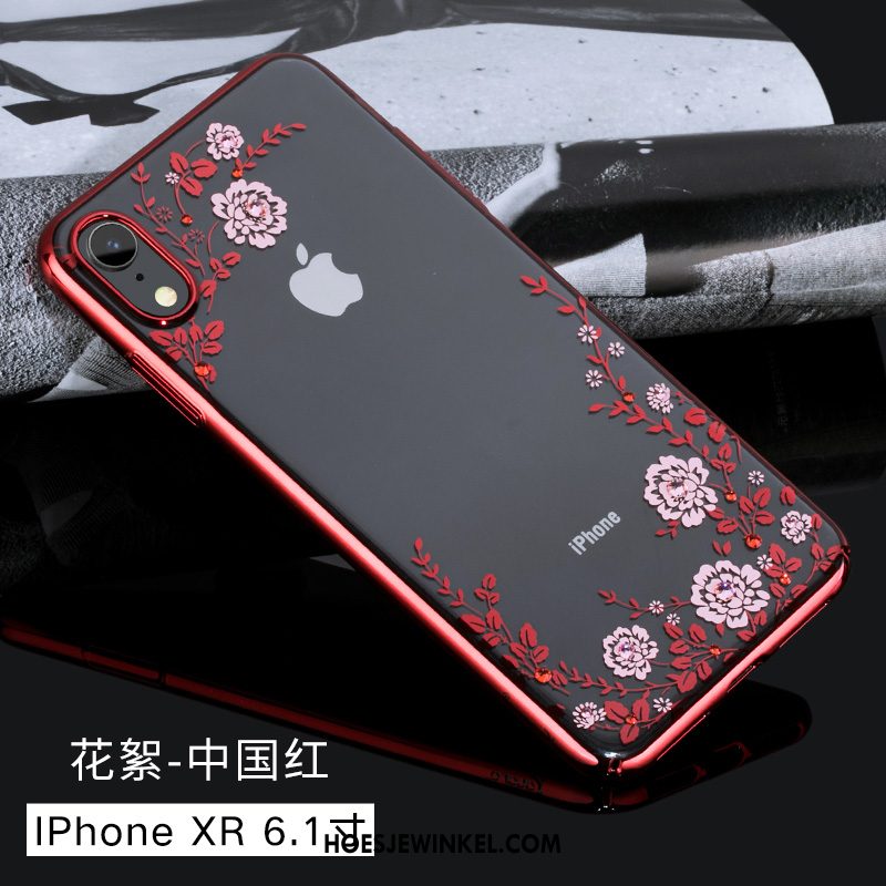 iPhone Xr Hoesje Met Strass Dun High End, iPhone Xr Hoesje Hard Ster