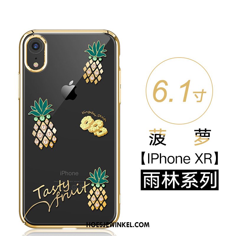 iPhone Xr Hoesje Met Strass Dun High End, iPhone Xr Hoesje Hard Ster