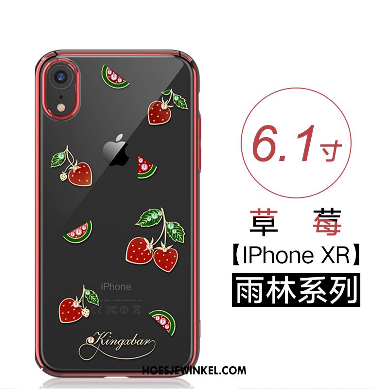 iPhone Xr Hoesje Met Strass Dun High End, iPhone Xr Hoesje Hard Ster