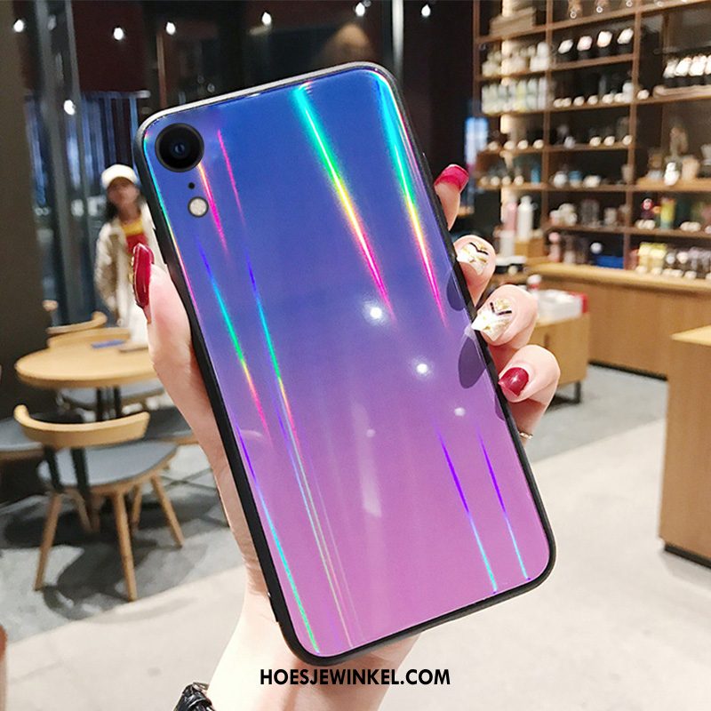 iPhone Xr Hoesje Nieuw Mobiele Telefoon Roze, iPhone Xr Hoesje Trendy Merk Glas