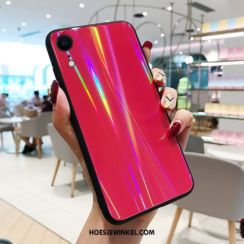 iPhone Xr Hoesje Nieuw Mobiele Telefoon Roze, iPhone Xr Hoesje Trendy Merk Glas