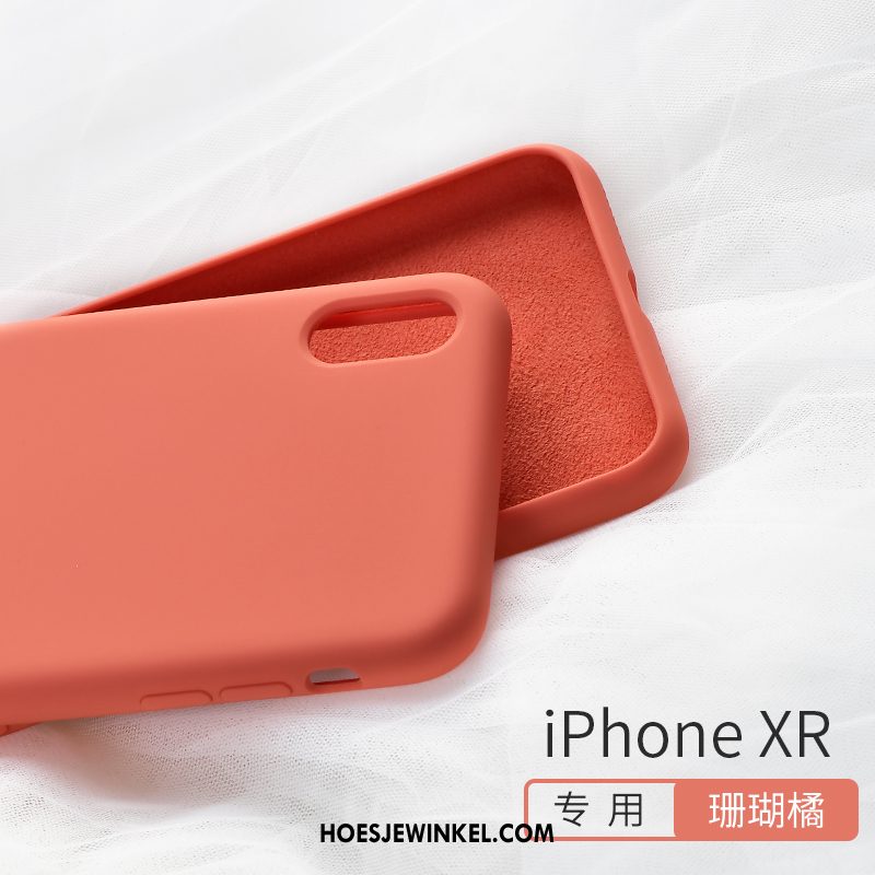 iPhone Xr Hoesje Trendy Merk Geel Hoes, iPhone Xr Hoesje Anti-fall Nieuw