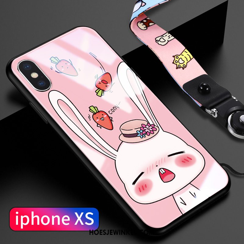 iPhone Xs Hoesje All Inclusive Net Red Mobiele Telefoon, iPhone Xs Hoesje Anti-fall Trend