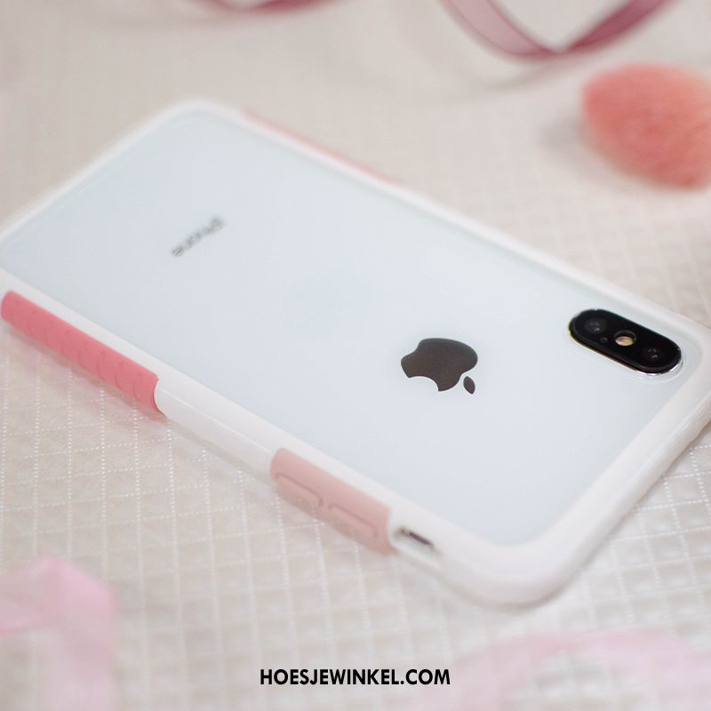 iPhone Xs Hoesje Bescherming Hoes Anti-fall, iPhone Xs Hoesje Omlijsting Mobiele Telefoon