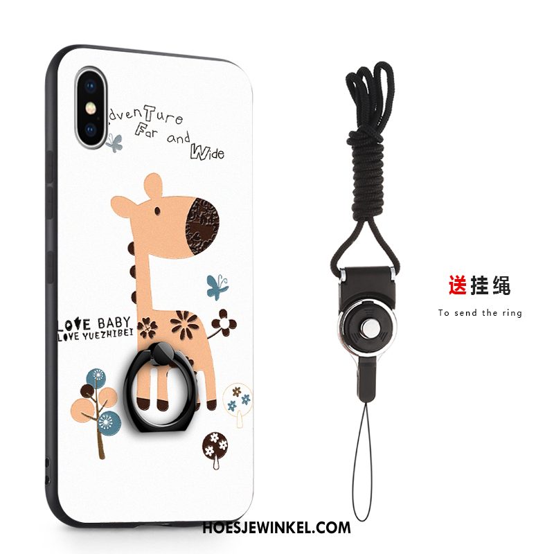 iPhone Xs Hoesje Hanger Hoes Lovers, iPhone Xs Hoesje Persoonlijk Schrobben