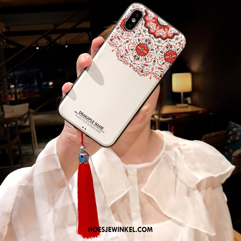 iPhone Xs Hoesje Hoes Trendy Merk Zijde, iPhone Xs Hoesje Anti-fall Scheppend