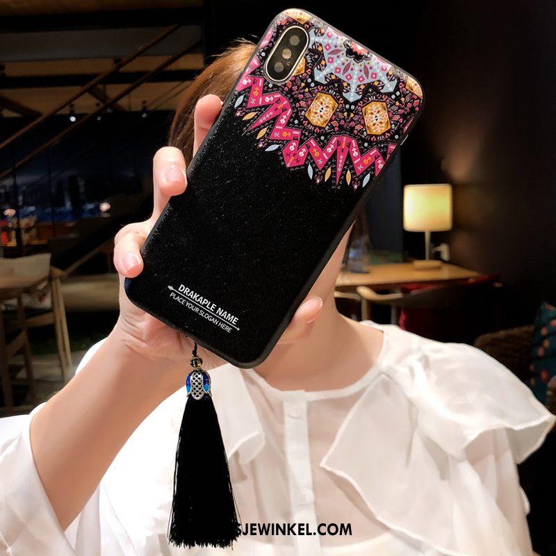 iPhone Xs Hoesje Hoes Trendy Merk Zijde, iPhone Xs Hoesje Anti-fall Scheppend