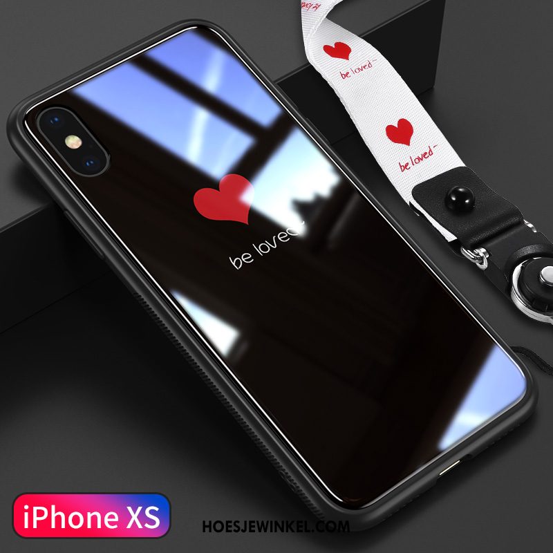 iPhone Xs Hoesje Lovers Persoonlijk Mobiele Telefoon, iPhone Xs Hoesje Nieuw Wit