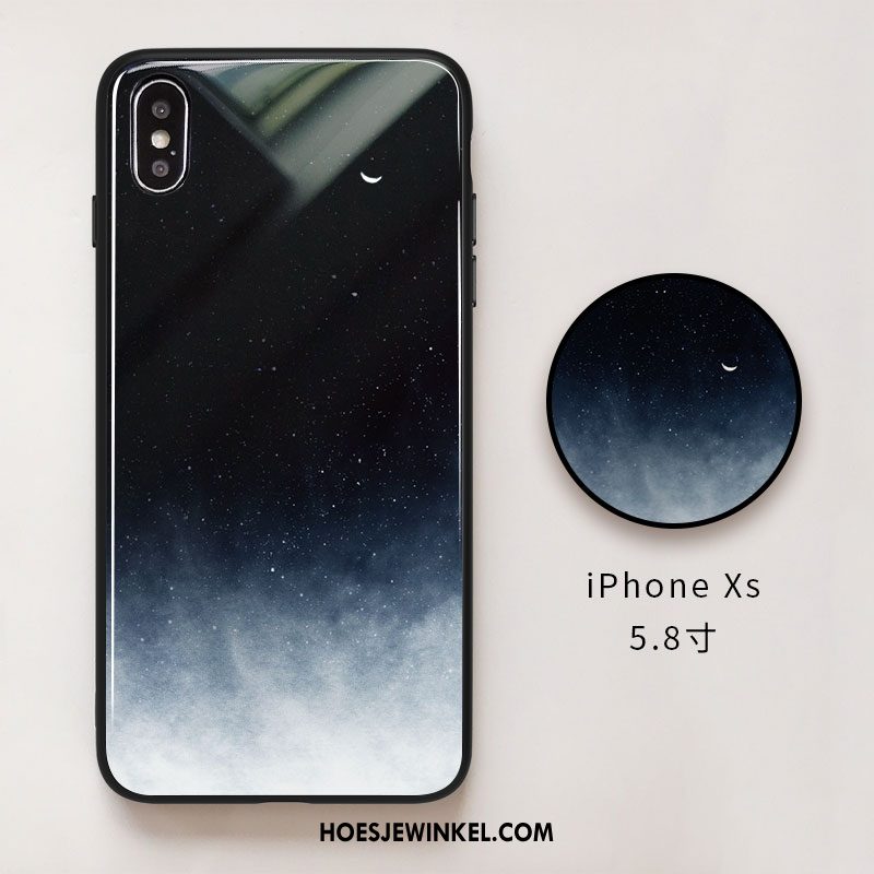 iPhone Xs Hoesje Mobiele Telefoon Net Red Licht, iPhone Xs Hoesje Siliconen Lovers