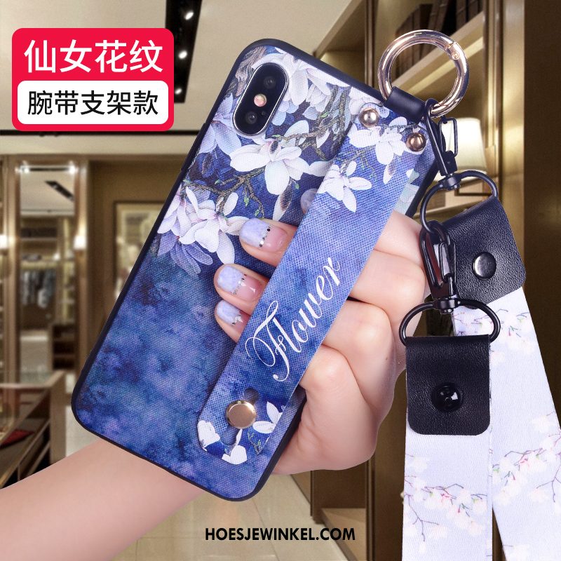 iPhone Xs Hoesje Mobiele Telefoon Wit Zacht, iPhone Xs Hoesje Bescherming Anti-fall