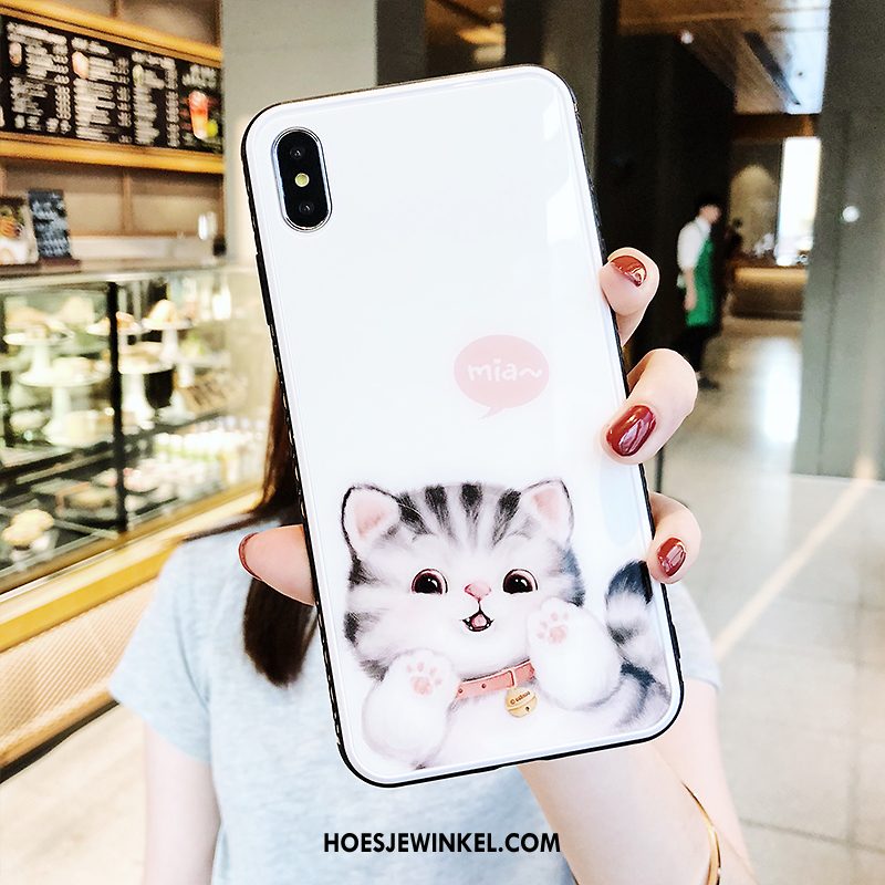 iPhone Xs Hoesje Nieuw Persoonlijk Hoes, iPhone Xs Hoesje Mobiele Telefoon Gehard Glas