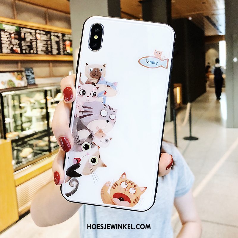 iPhone Xs Hoesje Nieuw Persoonlijk Hoes, iPhone Xs Hoesje Mobiele Telefoon Gehard Glas